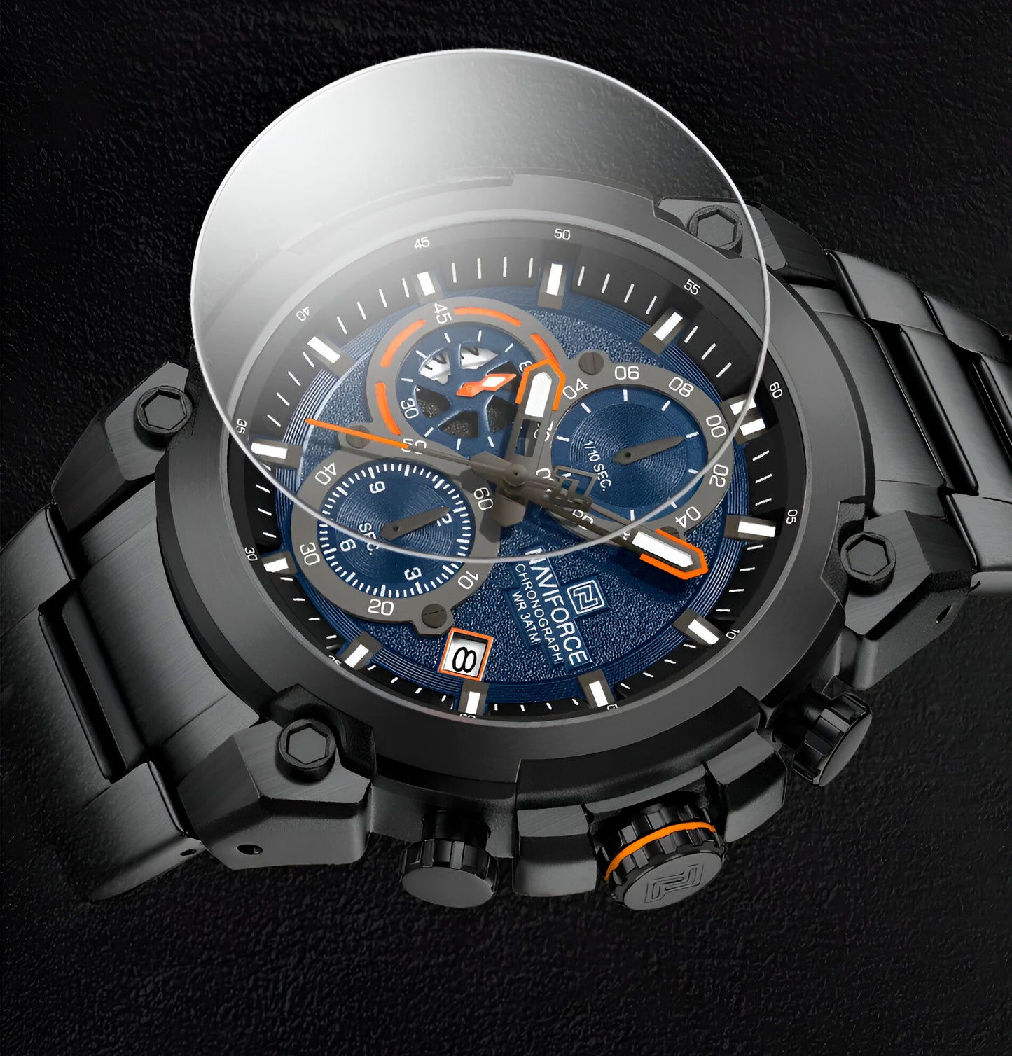 Reloj Naviforce Casual Nf8071 Crono Homb